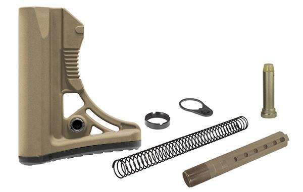 Grips Pads Stocks Leapers Inc.   UTG Ready Series UTG PRO Model 4 Ops Ready S3 Mil-spec Stock Kit-FDE